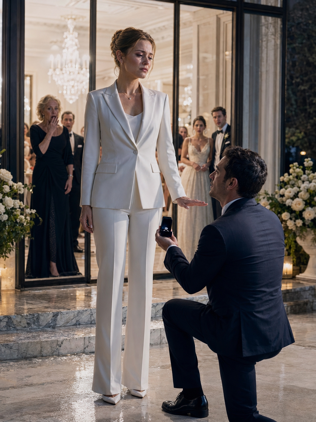 THE BILLIONAIRE WHO TOOK BACK MY RING GOT ON HIS KNEES AT HIS BROTHER’S WEDDING—BUT THIS TIME, I OWNED THE ROOM