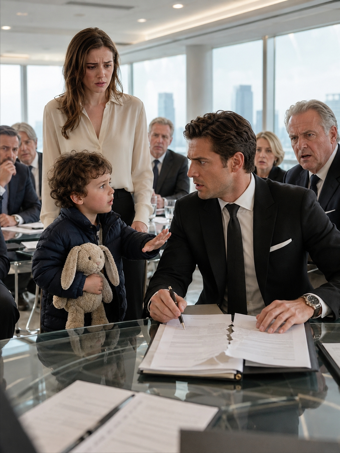 THE LITTLE BOY CALLED HIM DADDY—THEN STOPPED A $300 MILLION DEAL THAT WOULD HAVE DESTROYED HIS MOTHER’S HOME