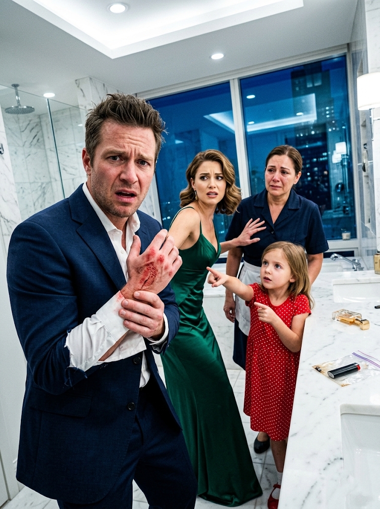 THE LITTLE GIRL IN THE RED DRESS SAW WHAT THE BILLIONAIRE’S FIANCÉE DID—AND ONE KISS EXPOSED A LIE WORTH MILLIONS