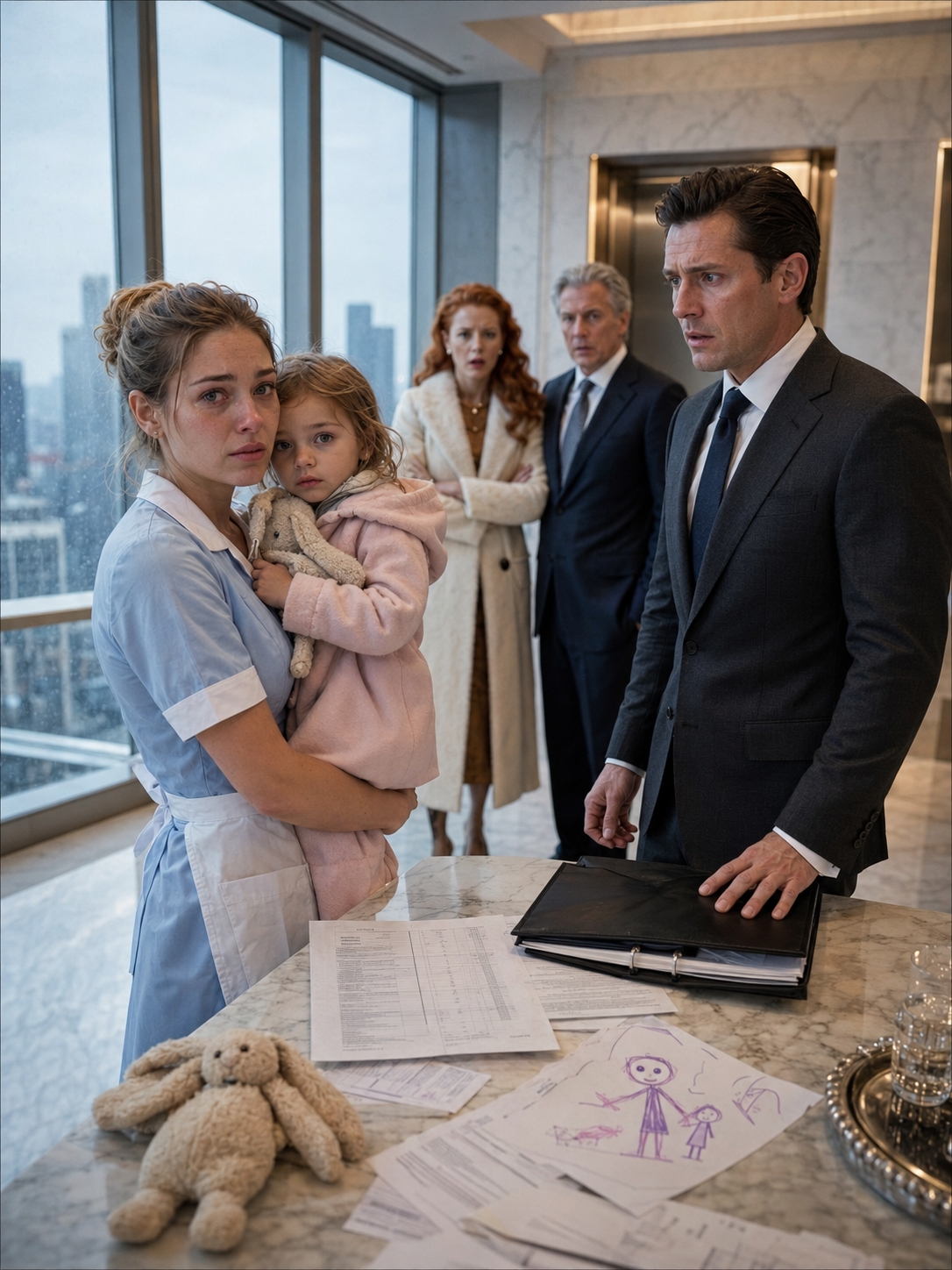 THE BILLIONAIRE STOPPED FOR A MAID DIGGING THROUGH TRASH WITH HER BABY—BUT THE SECRET INSIDE HIS OWN HOTEL NEARLY DESTROYED THEM BOTH