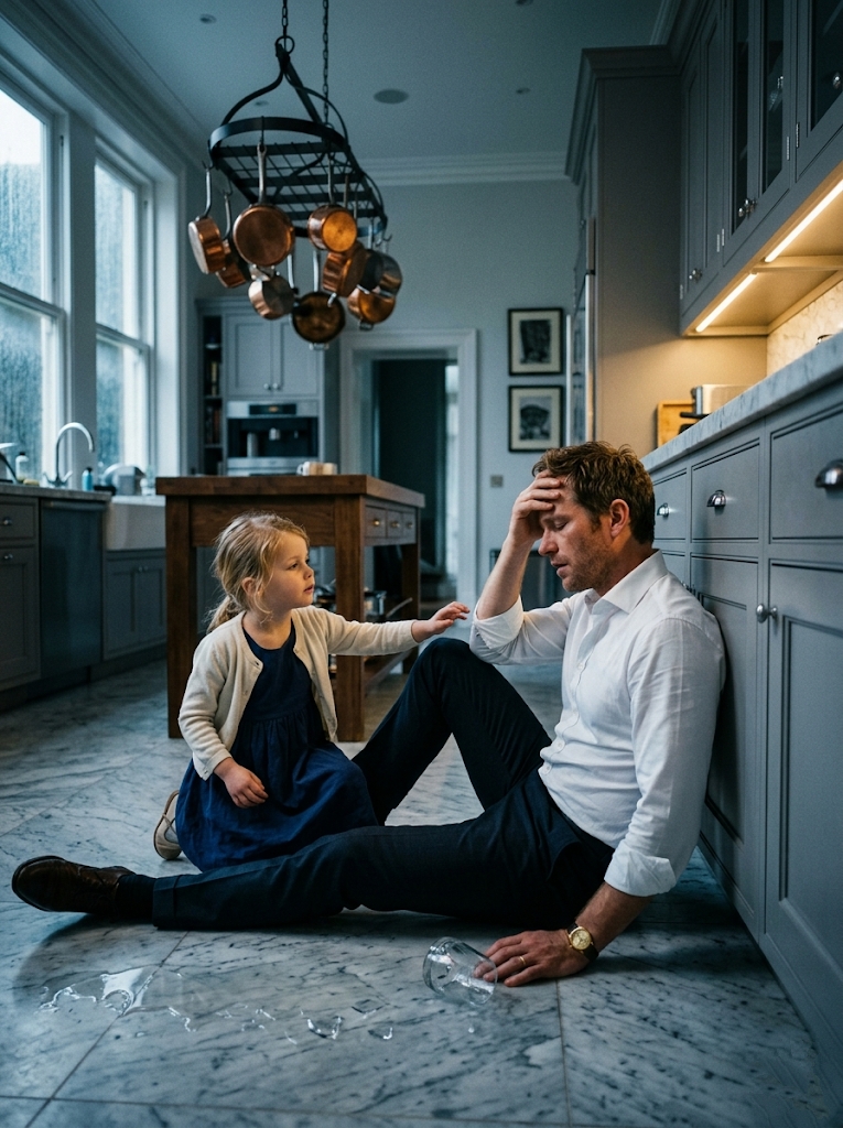 WHEN THE BILLIONAIRE COLLAPSED, EVERYONE WALKED PAST HIM—EXCEPT THE MAID’S THREE-YEAR-OLD DAUGHTER