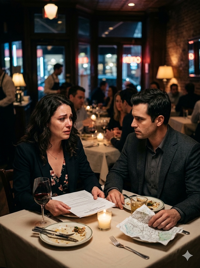 She Served Him Divorce Papers at Their First-Date Restaurant—Then Learned He Had Already Destroyed Her Escape Plan