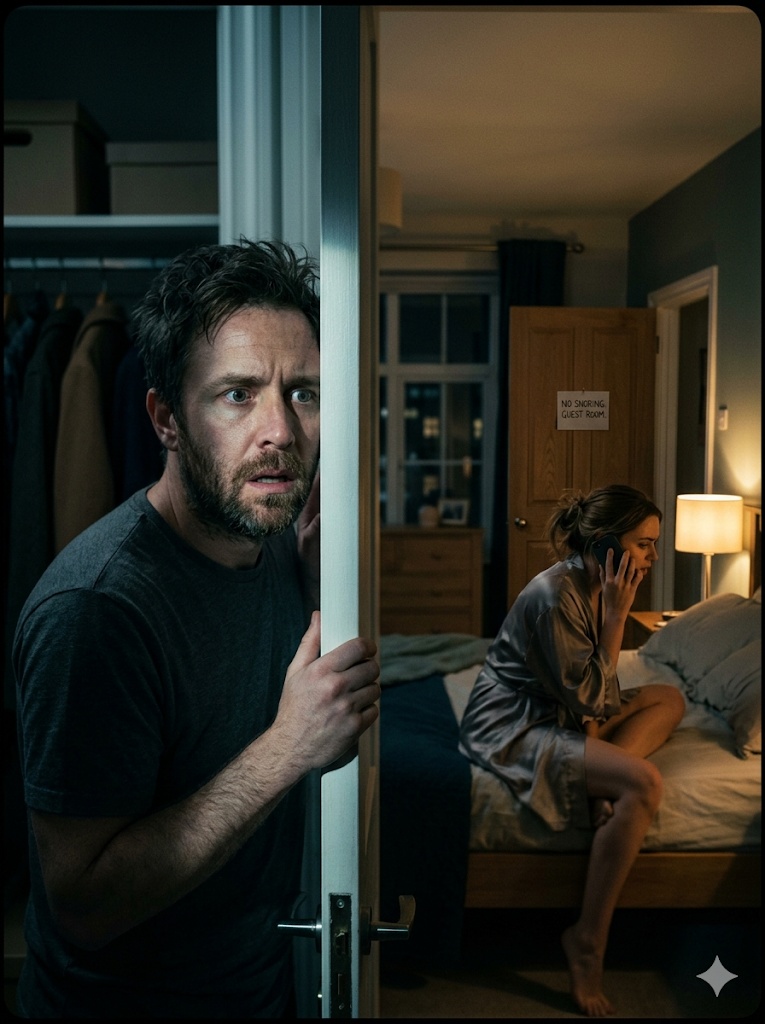 My Wife Locked Me Out of Our Bedroom Every Night “Because I Snored”—Then I Hid in the Closet and Heard Her Real Plan
