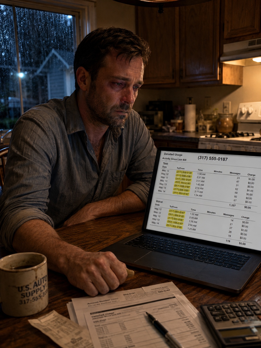 HE CHECKED THE PHONE BILL TO SAVE MONEY—AND FOUND THE 10,000 TEXTS THAT DESTROYED HIS MARRIAGE