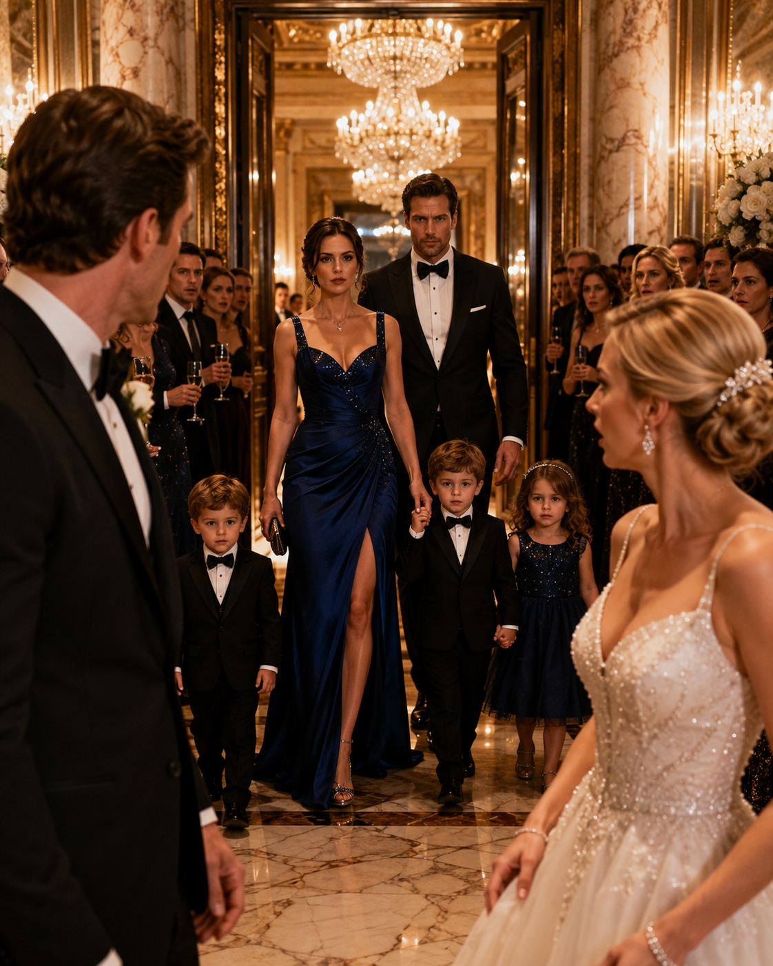 He Invited His Poor Ex-Wife To Shame Her—She Arrived With Billionaire, Limousine & Triplets