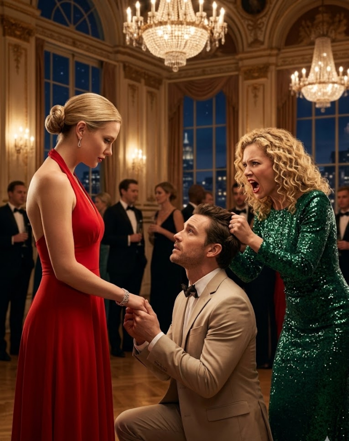 MY BILLIONAIRE HUSBAND BROUGHT HIS MISTRESS TO THE GALA AND TOLD ME TO STAY HOME—SO I WALKED IN WEARING RED AND BURIED HIS EMPIRE WITH ONE FILE