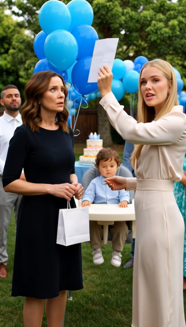 AFTER MY HUSBAND’S FUNERAL, I WENT TO MY SISTER’S SON’S FIRST BIRTHDAY PARTY, AND SHE ANNOUNCED….