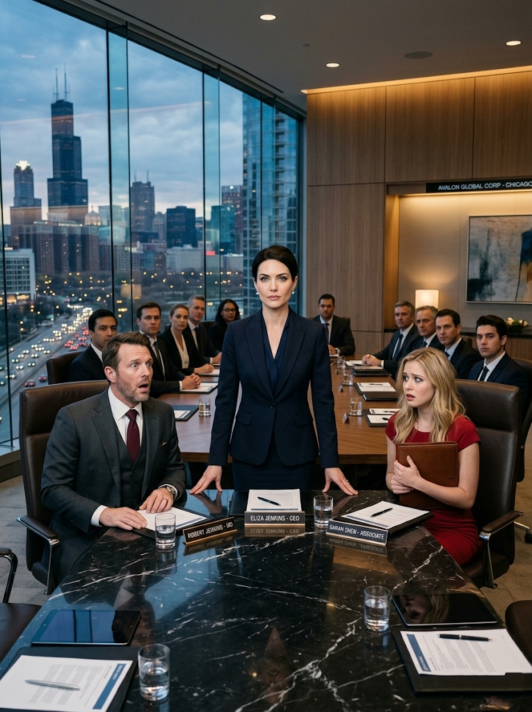 THE WIFE HE CALLED USELESS WALKED INTO HIS BOARDROOM AS THE CEO WHO OWNED HIS FUTURE